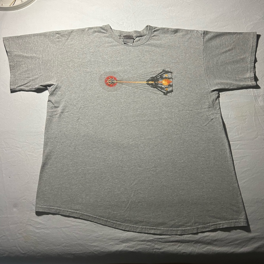 Vintage Y2K rare Nike mini swoosh space ship t shirt